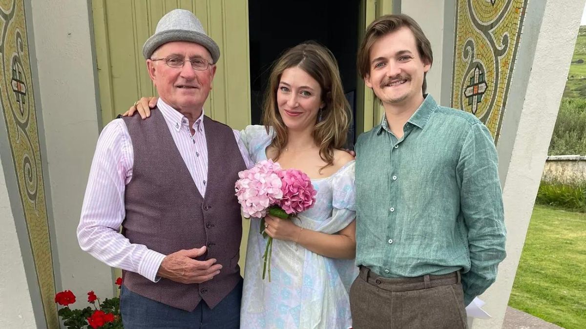 Jack Gleeson and Roisin O'Mahony in Pre-wedding ceremony with family