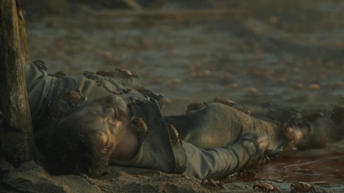 Pirate killed by Crabfeeder