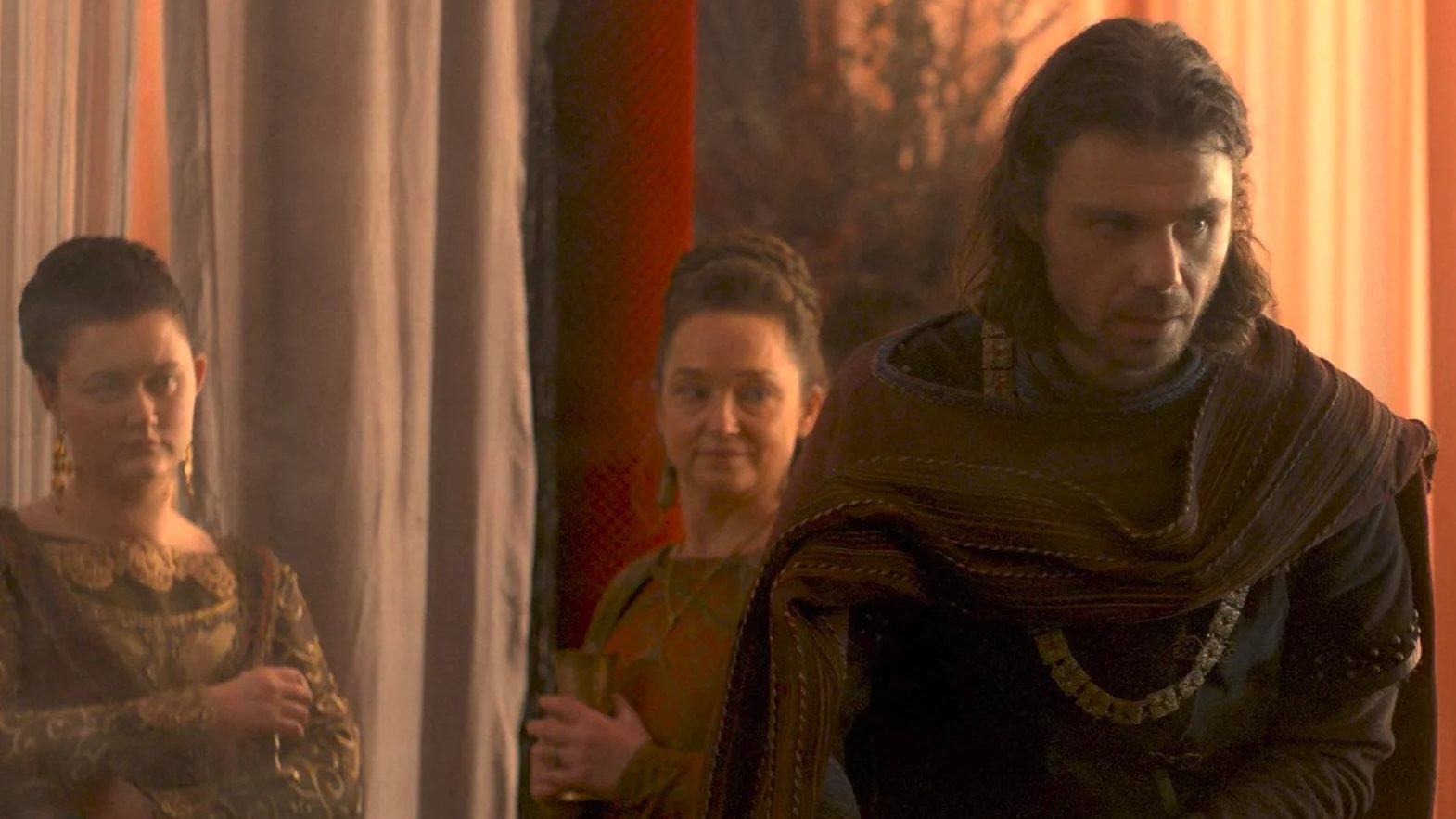 Larys Strong in a family gathering