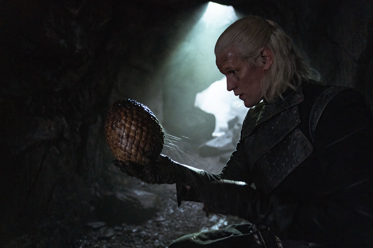 Daemon finds a dragon egg. 