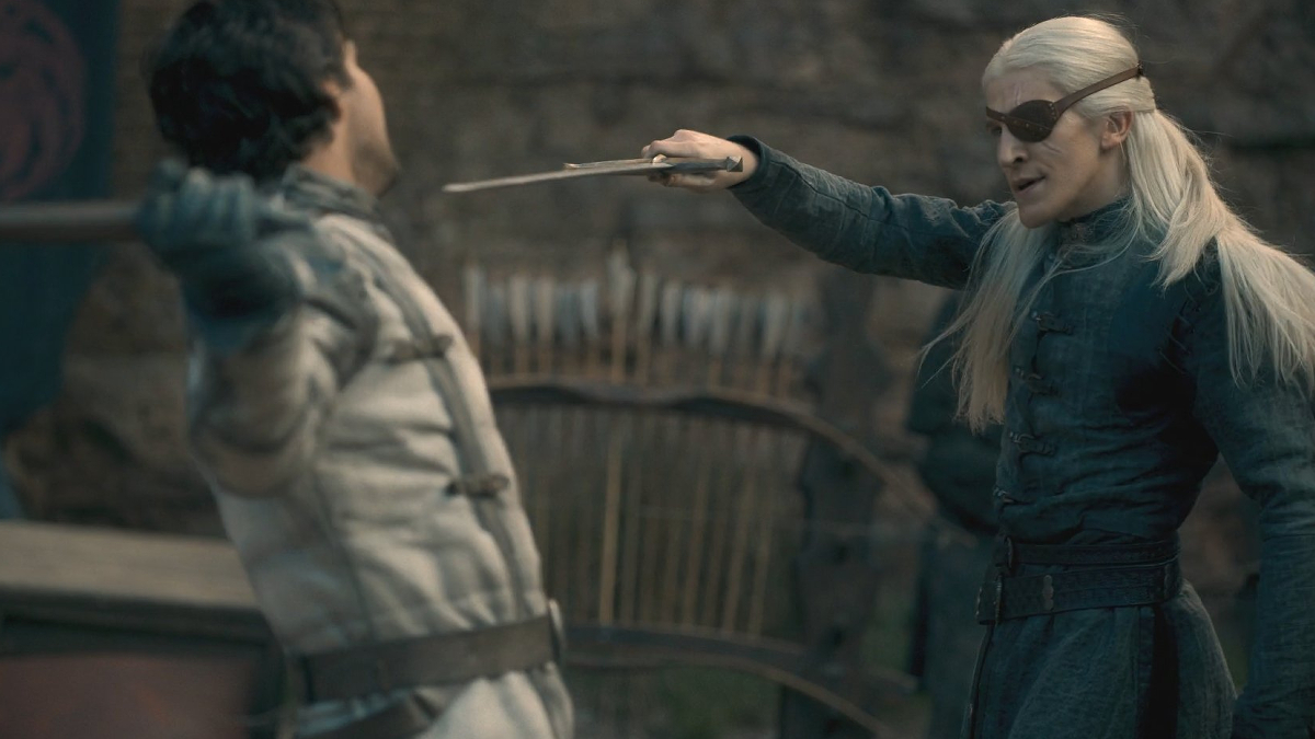 Ewan Mitchell and Fabien Frankel in House of the Dragon